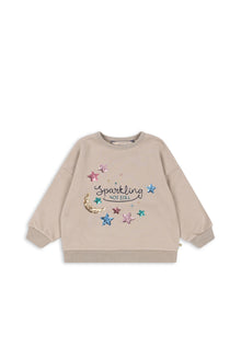 Konges Sløjd Lou Sequin Sweat Shirt Ocs | French Oak