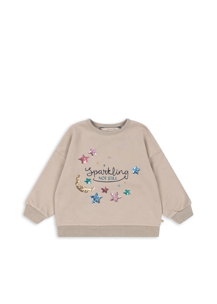 Konges Sløjd Lou Sequin Sweat Shirt Ocs | French Oak