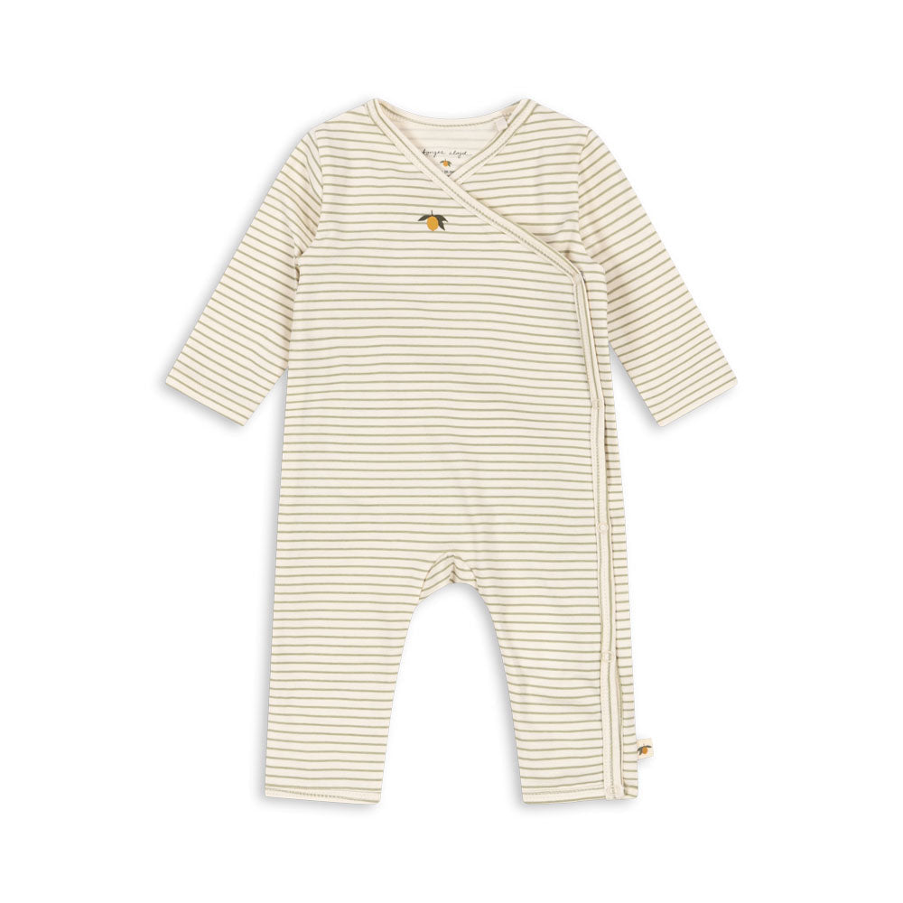 Konges Sløjd Basic Newborn Onesie Gots | Tea Stripe