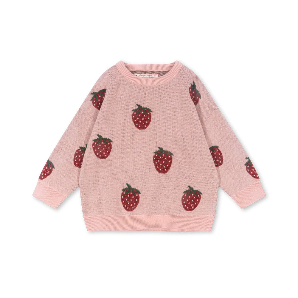 Konges Sløjd Lapis Lurex Knit Blouse | Strawberry