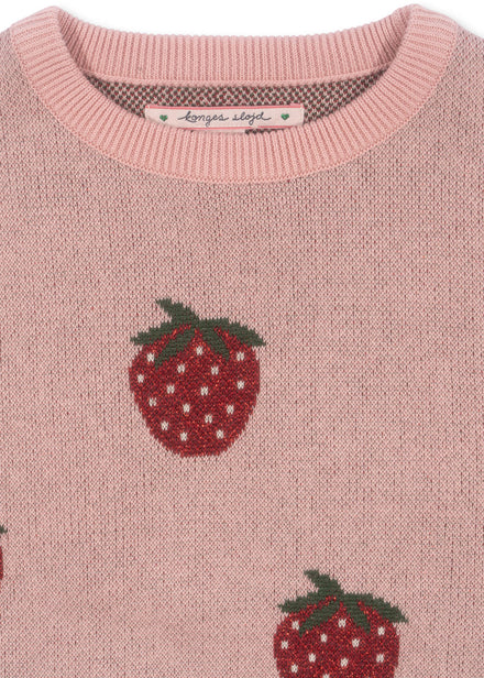 Konges Sløjd Lapis Lurex Knit Blouse | Strawberry