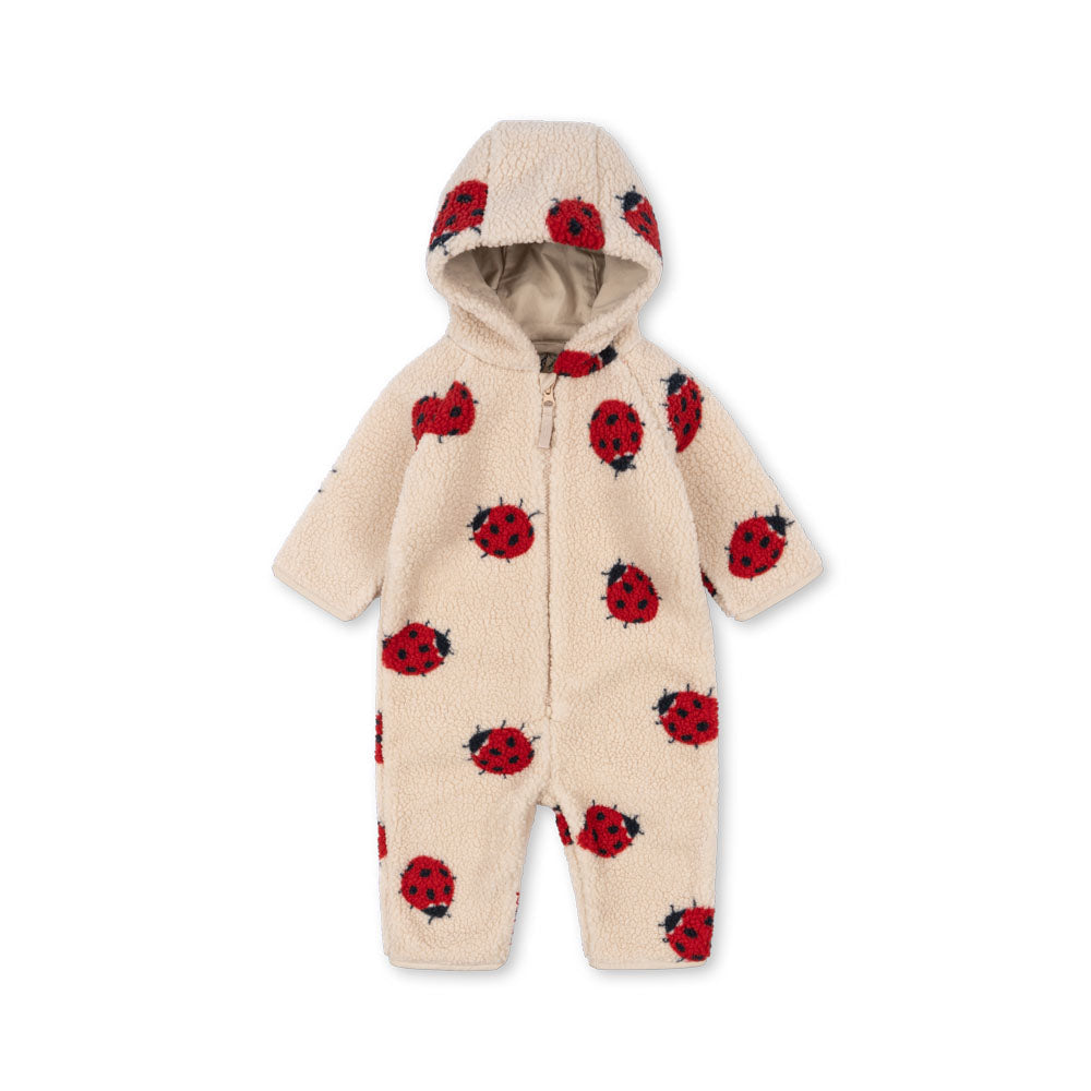 Konges Sløjd Jody Teddy Onesie | Ladybug Sand