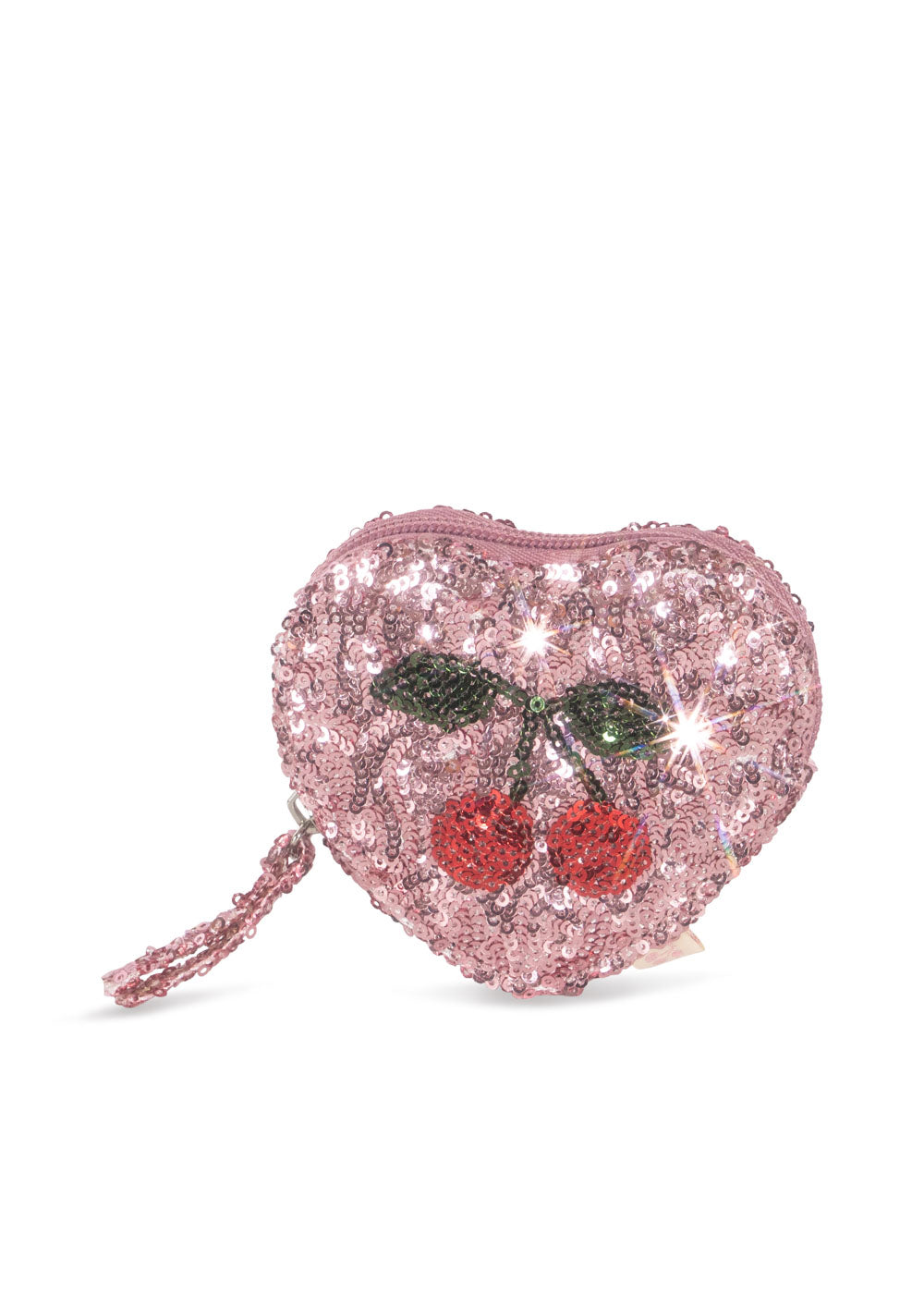 Konges Sløjd Sequin Heart Portemonneetje | Mellow Rose