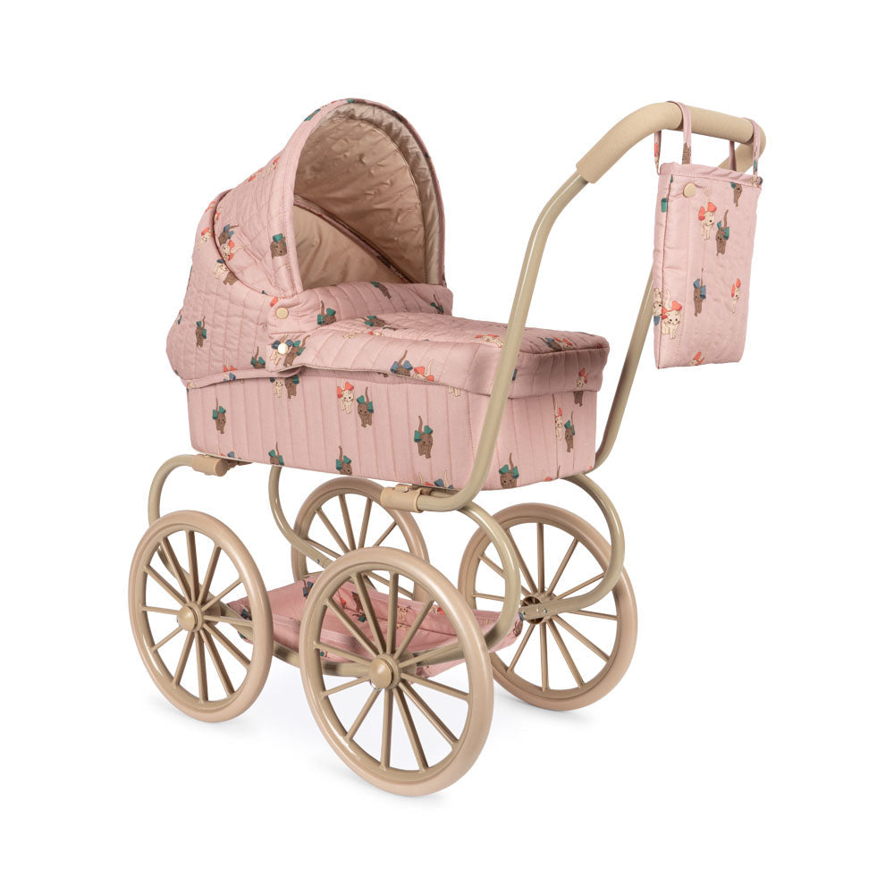 Konges Sløjd Poppen Buggy | Bow Kitty Pink