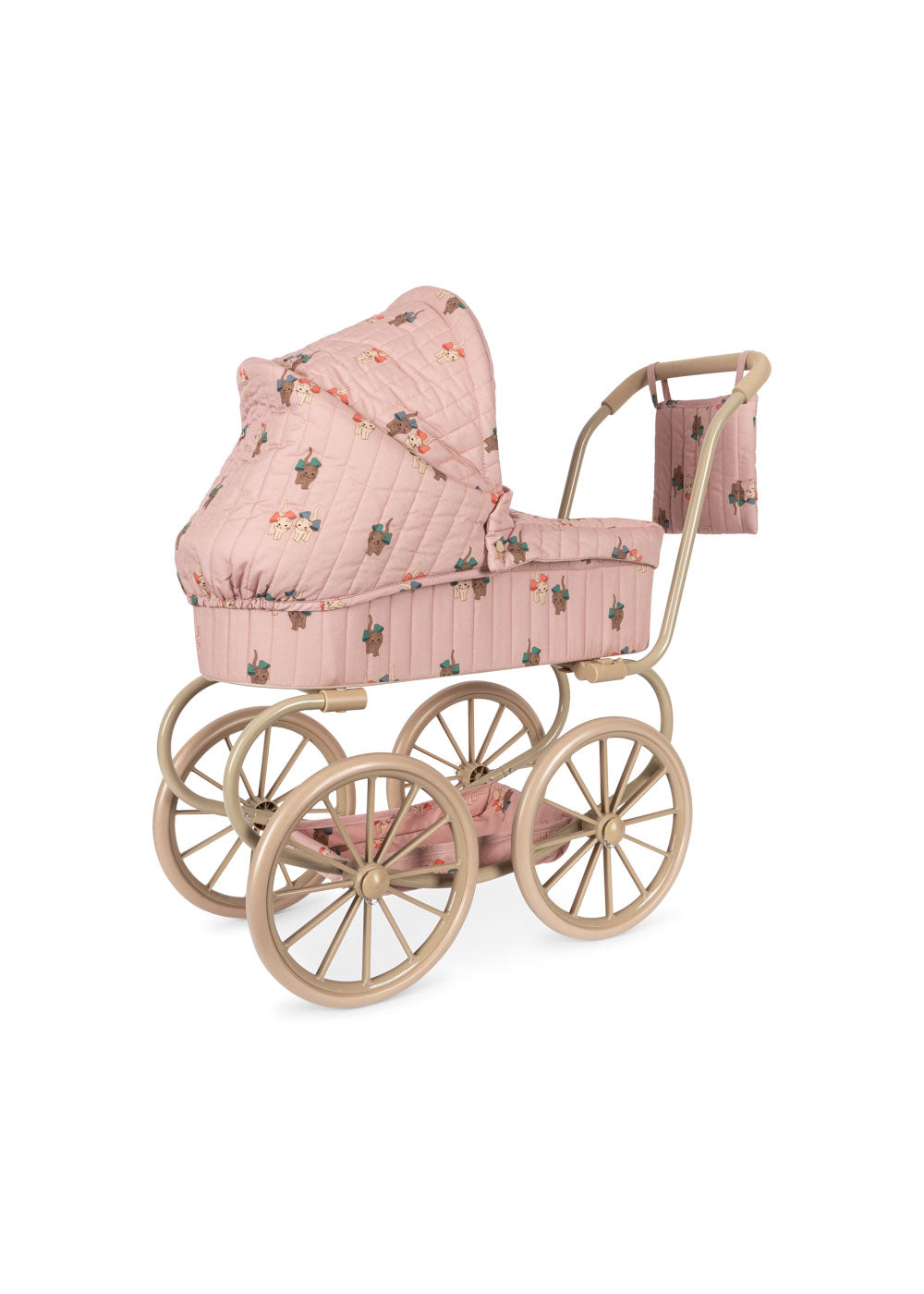 Konges Sløjd Poppen Buggy | Bow Kitty Pink