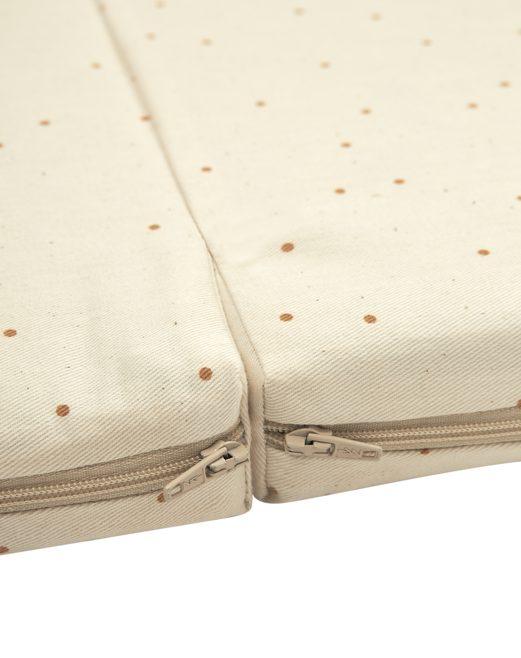 Nobodinoz Plooibare Eco Play Mat 100x100x4cm | Natural Honey Sweet Dots