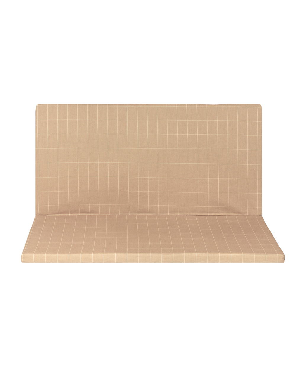 Nobodinoz Plooibare Eco Play Mat 100x100x4cm | Taupe Grid