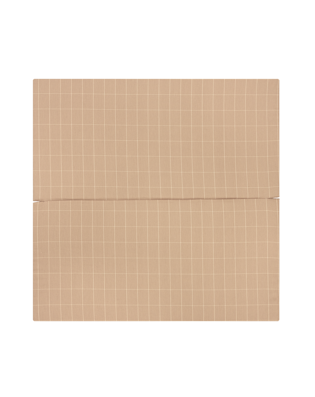 Nobodinoz Plooibare Eco Play Mat 100x100x4cm | Taupe Grid