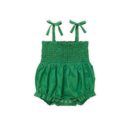 Sproet & Sprout Romper | Smock Mint*