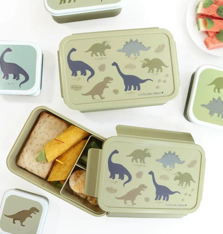 A Little Lovely Company Lunch Box Met Verdeelvakjes | Dinosaurussen