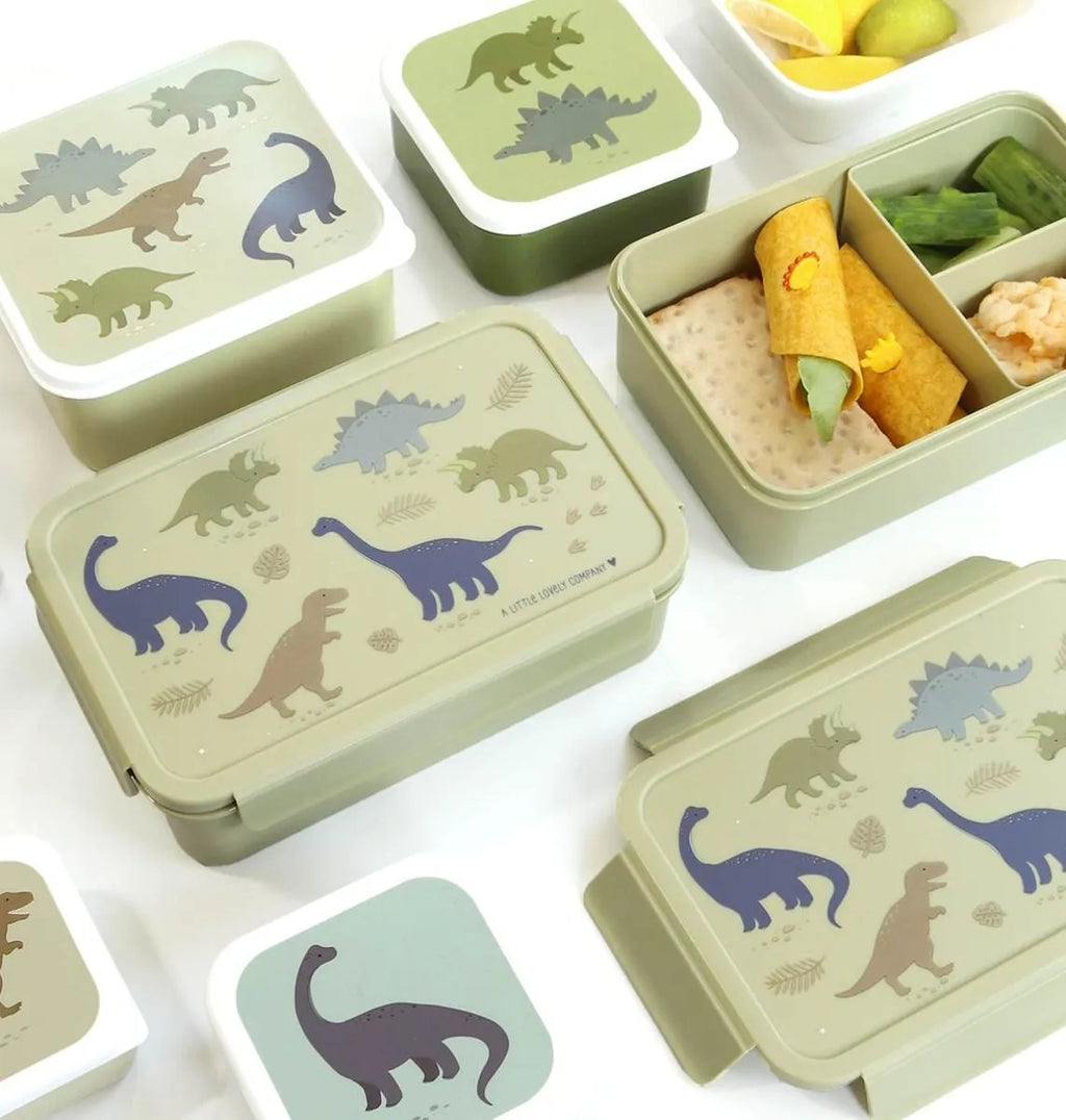 A Little Lovely Company Lunch Box Met Verdeelvakjes | Dinosaurussen