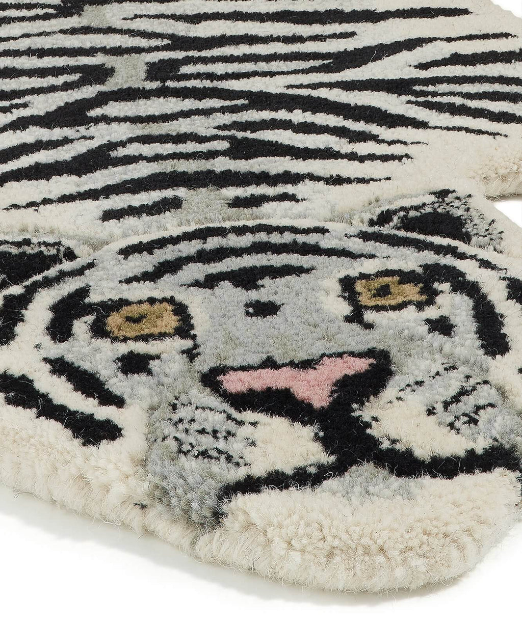 Doing Goods Tapijt | Snowy Tiger Small