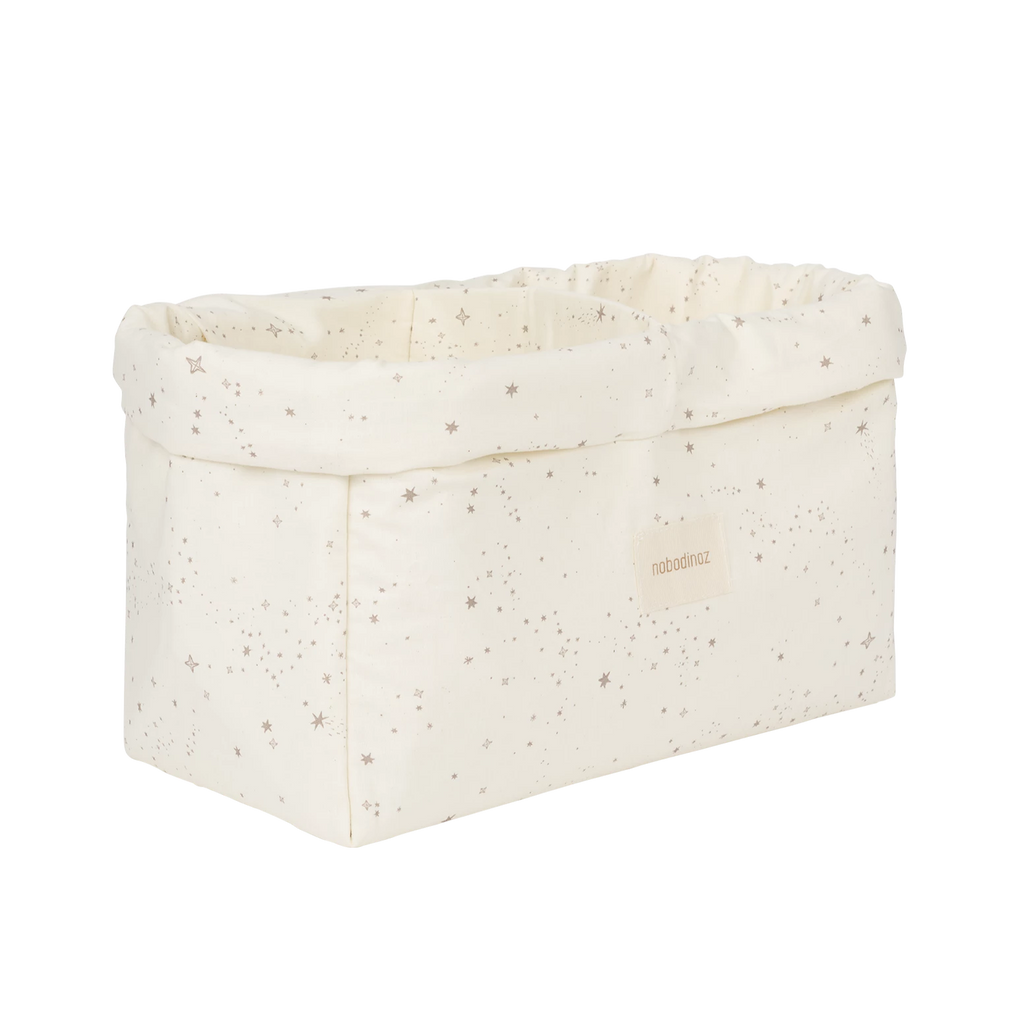 Nobodinoz Stories Dubbele Opbergmand 30x20x15cm | Natural Milky Way