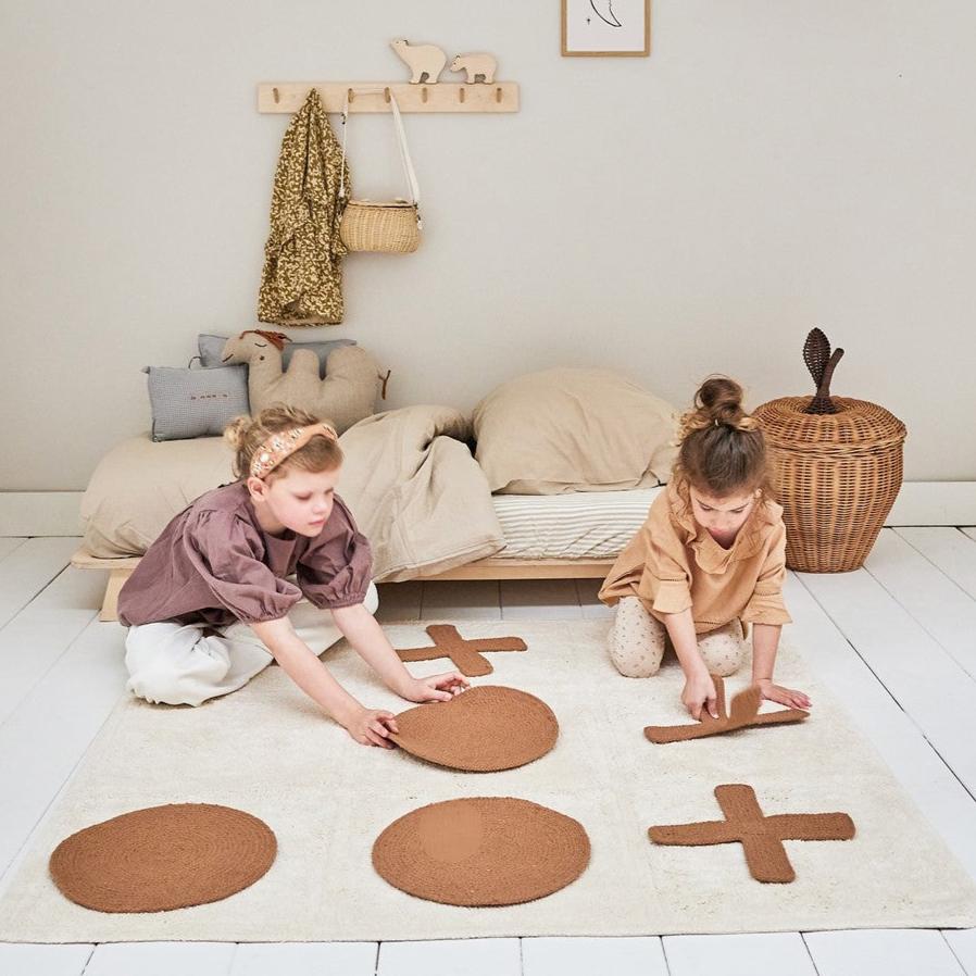 Tapis Petit Tapijt Tic Tac Toe | 120 x 120cm