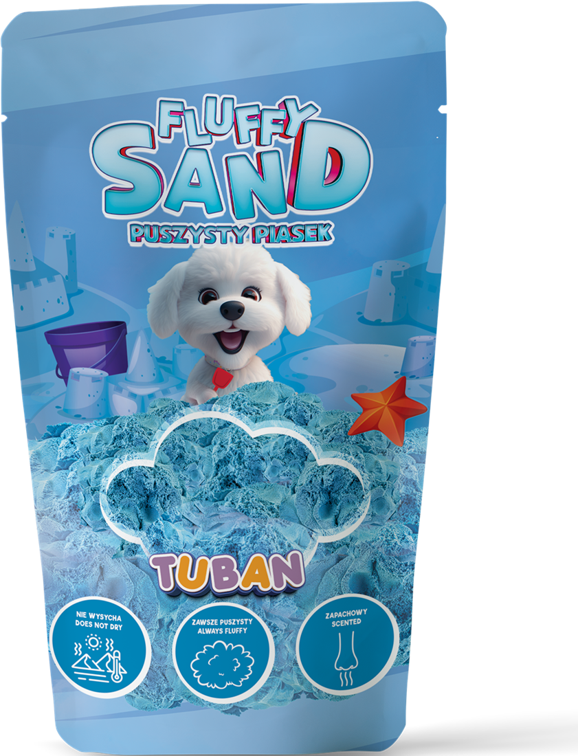 Tuban Kinetisch Zand Fluffy Sand Blue 90 g