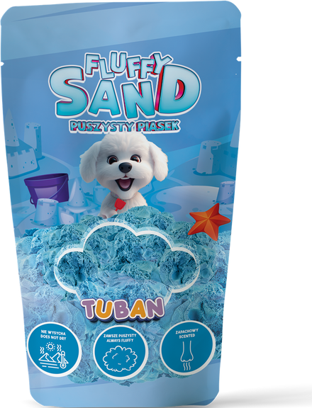 Tuban Kinetisch Zand Fluffy Sand Blue 90 g