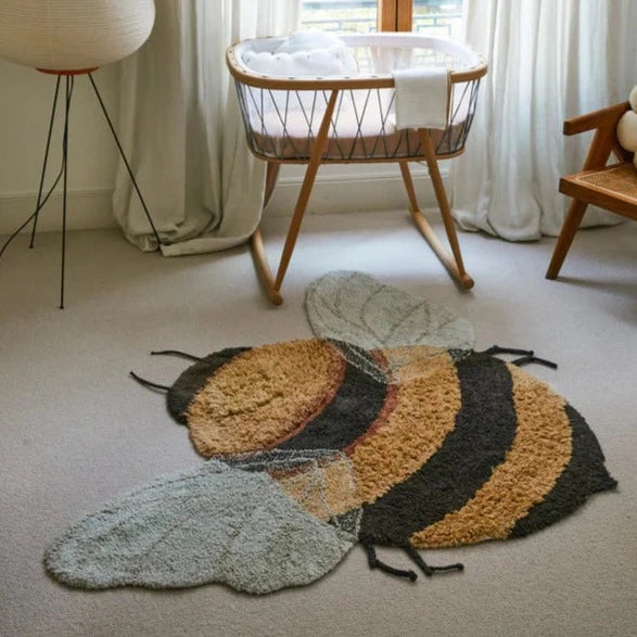 Lorena Canals Machinewasbaar Tapijt Rug 115x150cm | Bee - PRE-ORDER EIND JULI