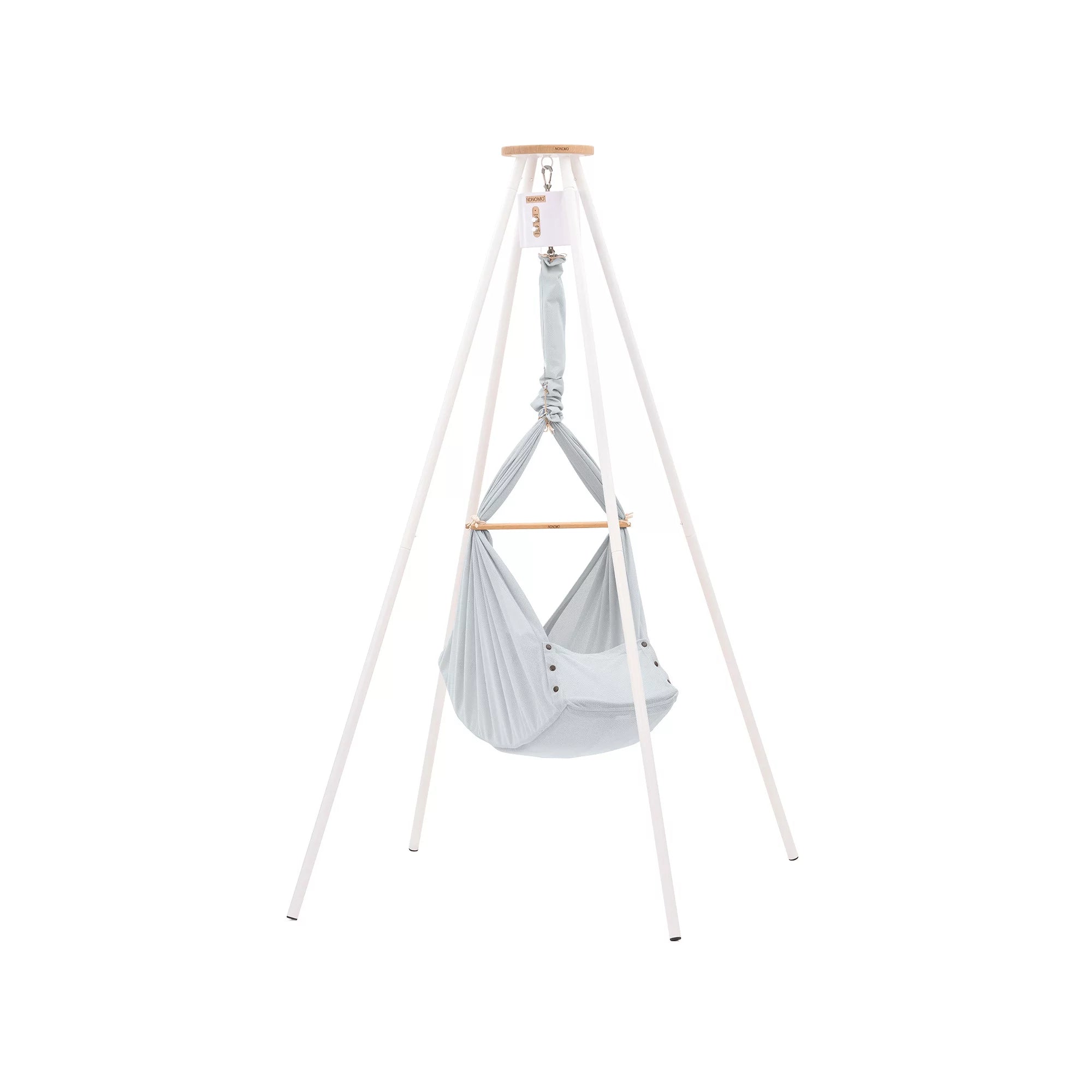 Nonomo Heavenly Dreams Baby Premium Wieg Stone Grey + Move + Tipi White