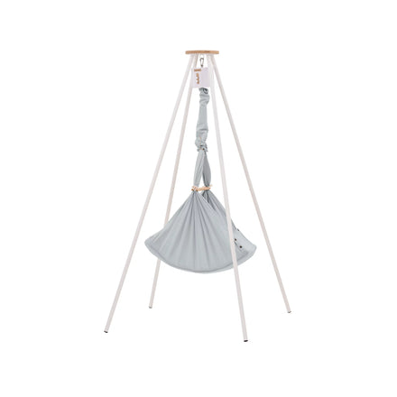 Nonomo Heavenly Dreams Baby Premium Wieg Stone Grey + Move + Tipi Stand (stokken) White