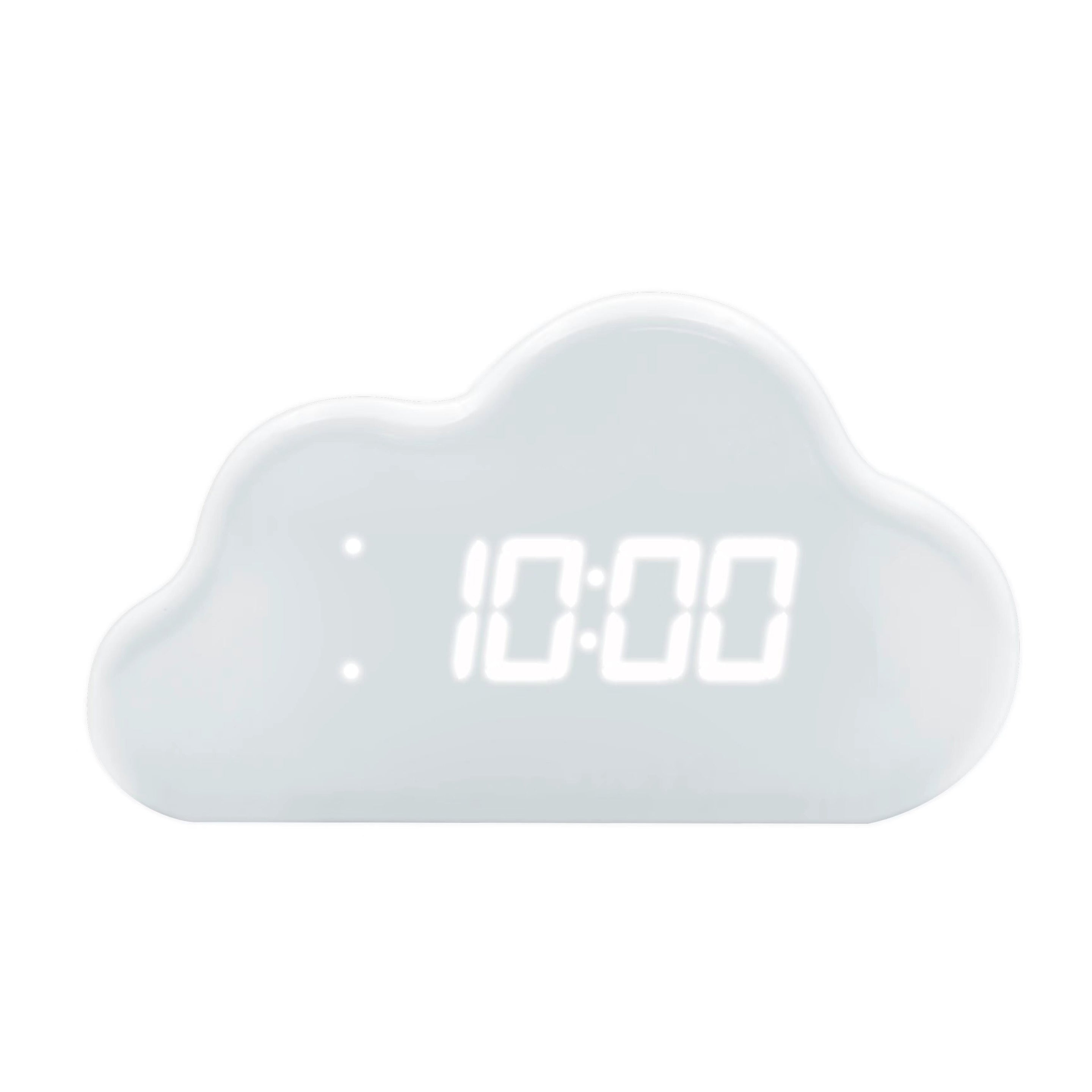 Lalarma | Digital Cloud Alarm Clock Met Thermometer & Licht | White