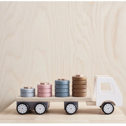 Kid's concept Houten Vrachtwagen met Ringen Aiden