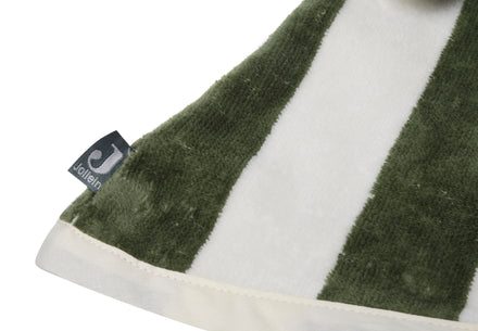 ZZZ Jollein Badstof Washand Met Oortjes | Stripe Terry Leaf Green