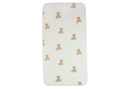 Jollein Hoeslaken Jersey 60x120cm | Teddy Bear