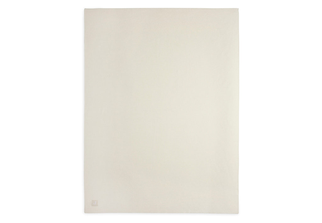 Jollein Ledikant Deken 100x150 cm | Basic Knit Ivory