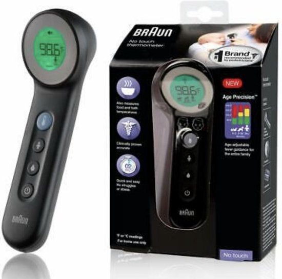 Braun Voorhoofdsthermometer Digitaal BNT400BWE