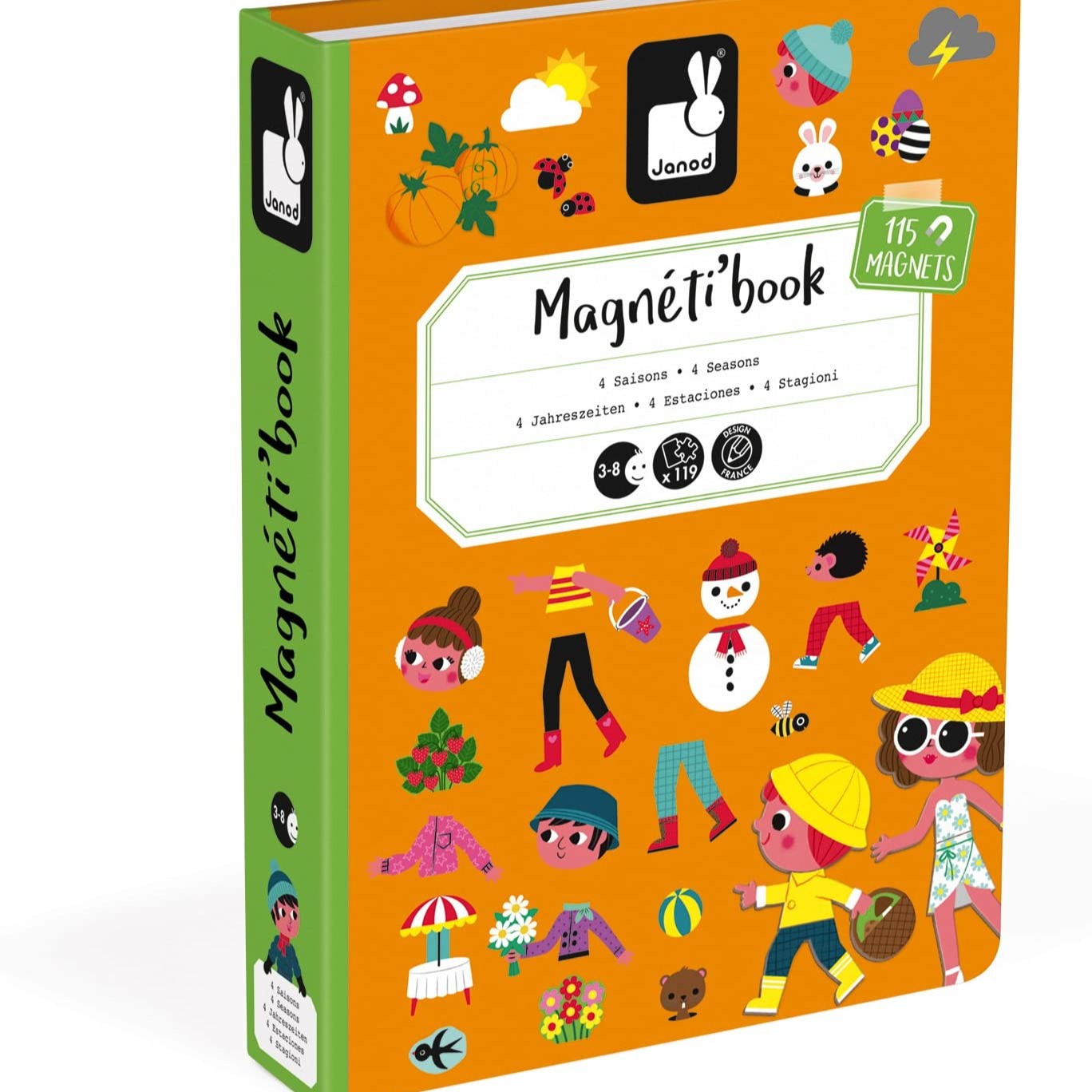 Janod Magneti'Book Meeneem Magneetset | 4 Seasons