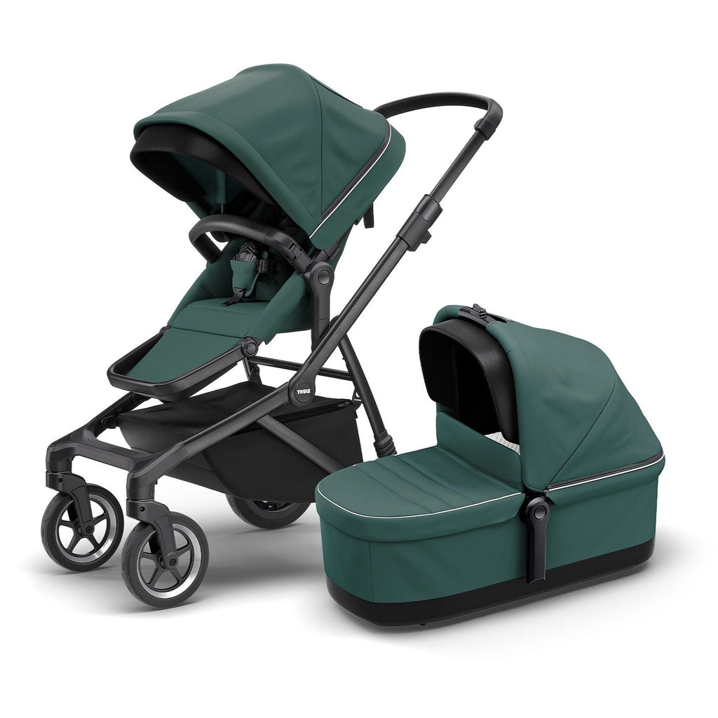 Thule Sleek Stadskinderwagen Met Reiswieg | Mallard Green