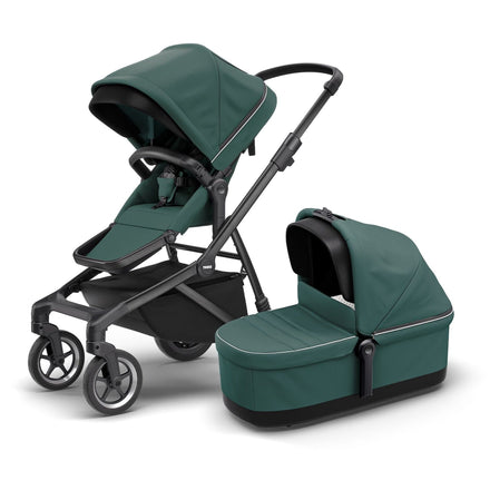 Thule Sleek Stadskinderwagen Met Reiswieg | Mallard Green