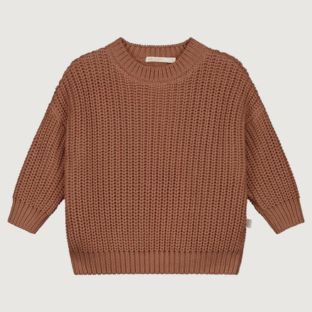 Yuki Chunky Knit Sweater | Brick*