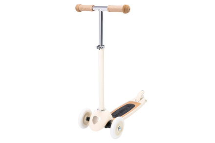 Banwood Scooter Met Fietsmand | Cream