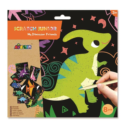 Avenir Scratch Knutselset Kras | Dino Friends