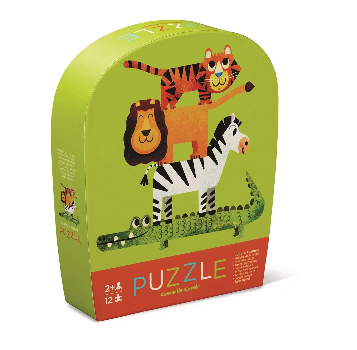 Crocodile Creek Puzzel 12st | Jungle friends