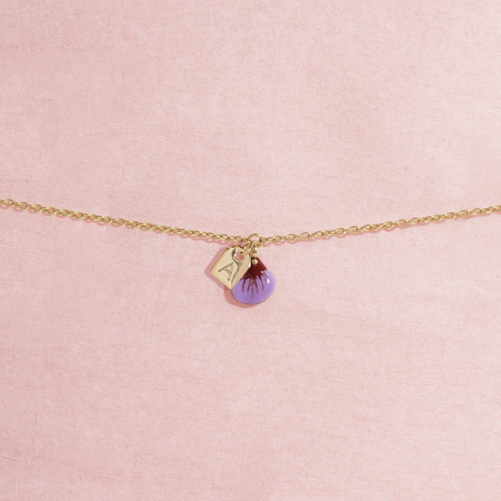 Galore Gepersonaliseerde Armband Part Of Me | Gold & Violet Baby