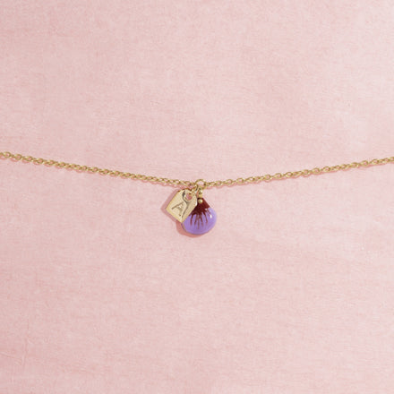 Galore Gepersonaliseerde Armband Part Of Me | Gold & Violet Petite