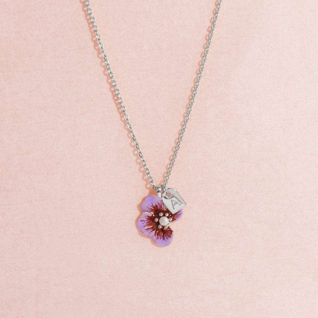 Galore Gepersonaliseerde Ketting Part Of Me | Zilver & Violet Baby