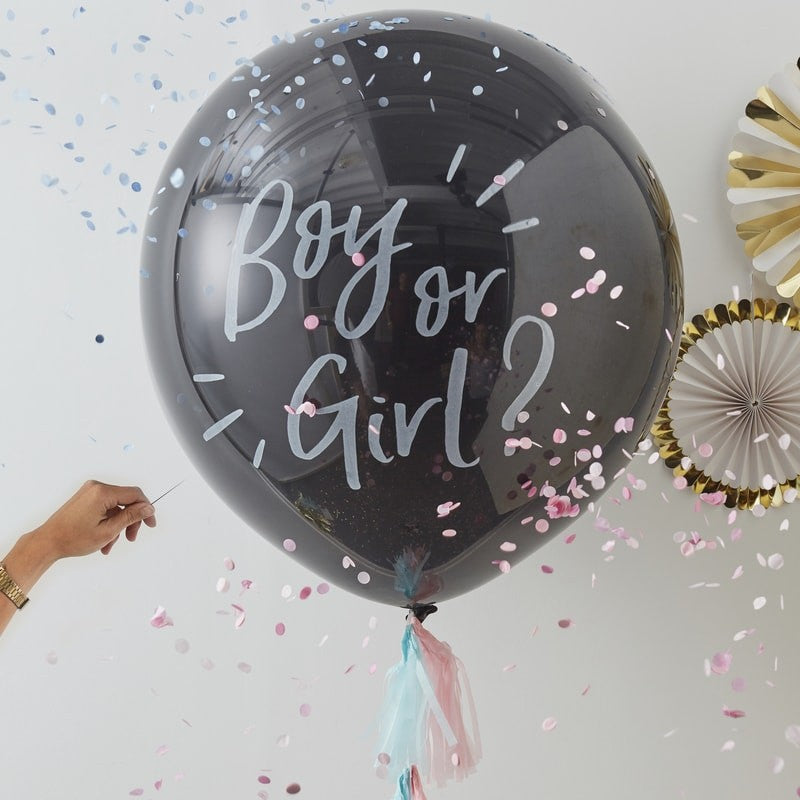 Ginger Ray Boy or Girl Gender reveal ballon kit  *