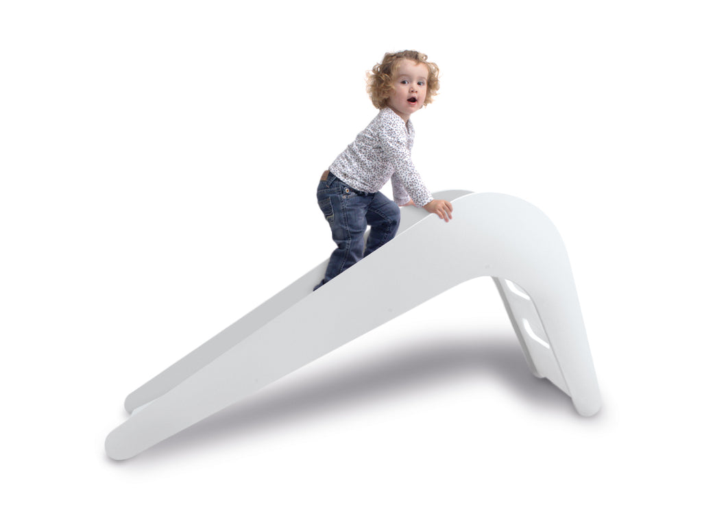 Jupiduu Glijbaan wit hout 145x43x68cm - White Elephant