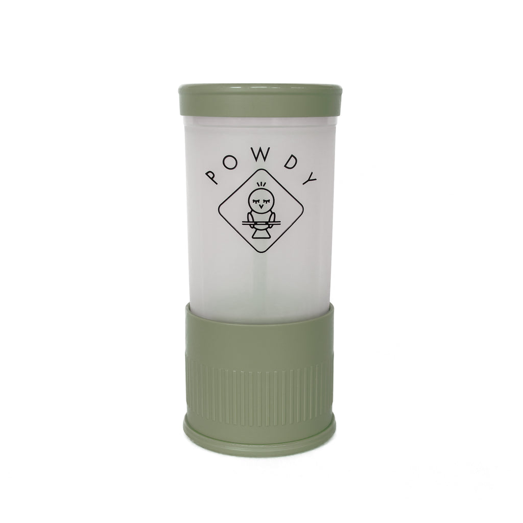 Powdy melkpoeder bewaardoos met doseersysteem - Olive Green