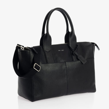Jem + Bea ADA Backpack Leather Bag, Black