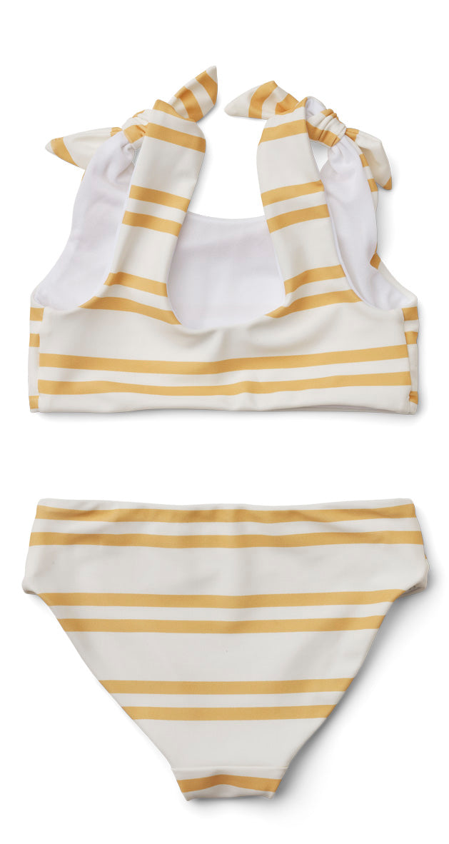 ZZZ Liewood Bow Bikini | Stripe Creme De La Creme/ Jojoba**