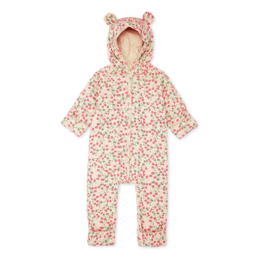 ZZZ Konges Sløjd Classic Onesie With Hood | Strawberry Fields *