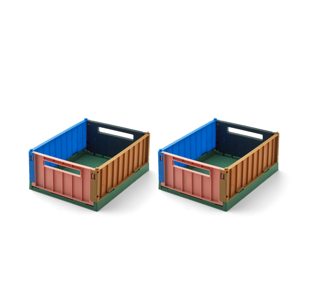 Liewood Weston Storage Box 2 Pack Small | Eden Multi Mix