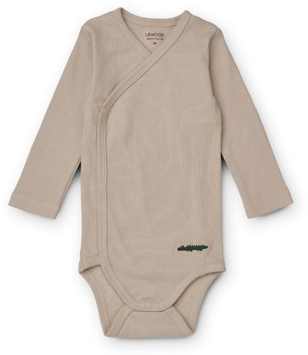 ZZZ Liewood Hali Body Longsleeve 2-pack | Safari Sandy Mix *