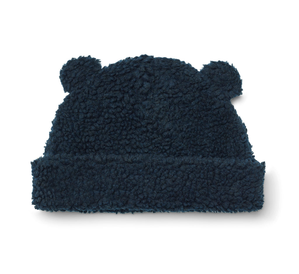 Liewood Bibi Pile Beanie With Ears | Midnight Nav