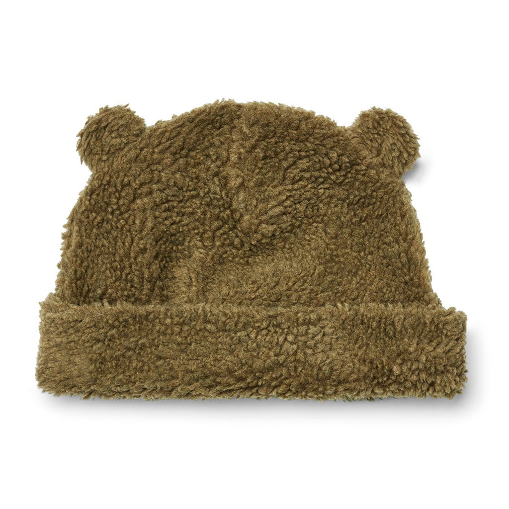 Liewood Bibi Pile Beanie With Ears | Khaki