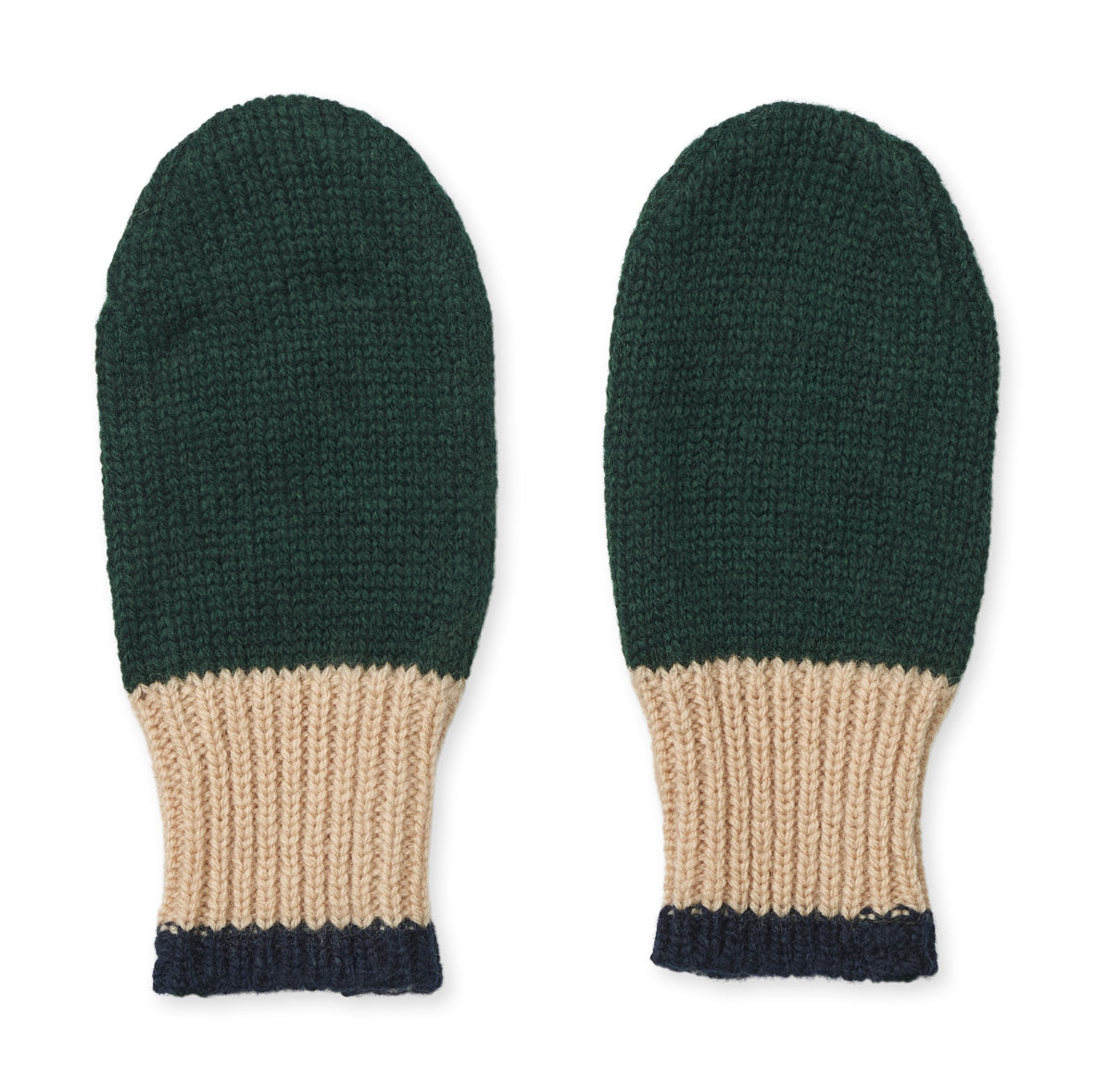 zzz Liewood Pipi Mittens | Hunter Green Mix